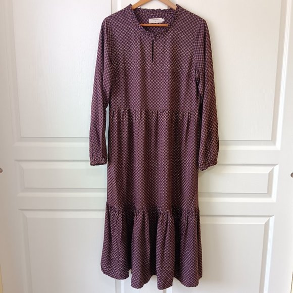 NEW Cream Women's Ultra Violet Geo CRVimma Dress - Kim Fit - Midi Dress Size 8 - Picture 2 of 16